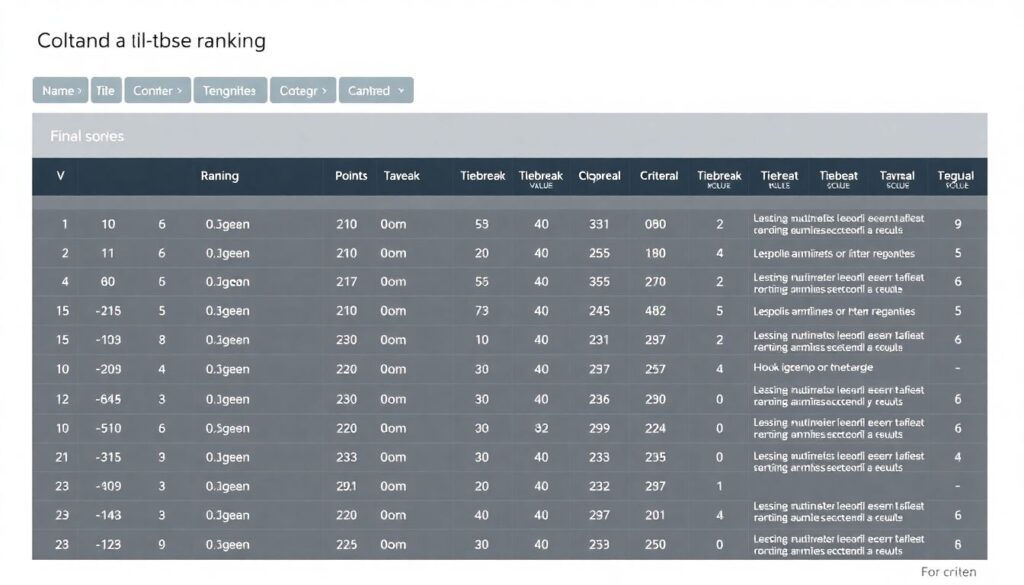 Как рассчитывается таблица лидеров в чемпионате: методы и нюансы - иллюстрация