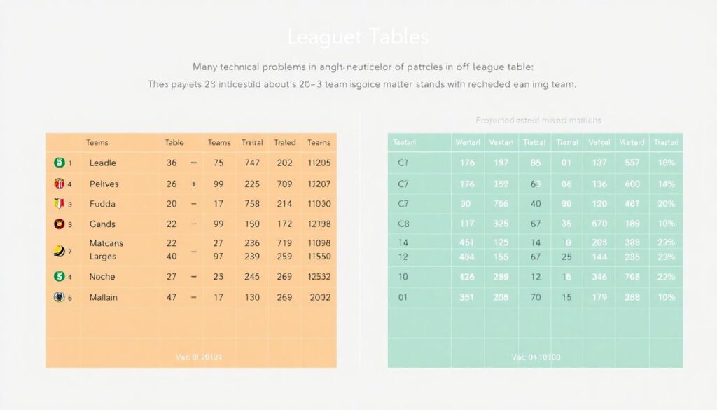 Топ-5 перенесенных матчей и их влияние на таблицу - иллюстрация