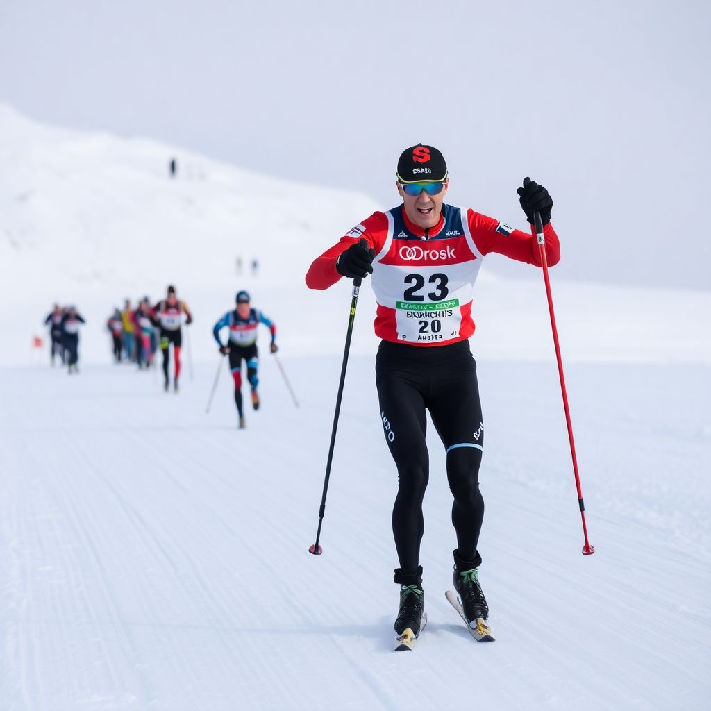 Большунов разобрался с Коростелевым в горной гонке и выиграл Тур Большой Вудъявр